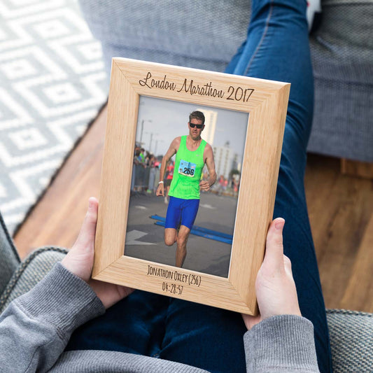 Personalised Marathon Photo Frame