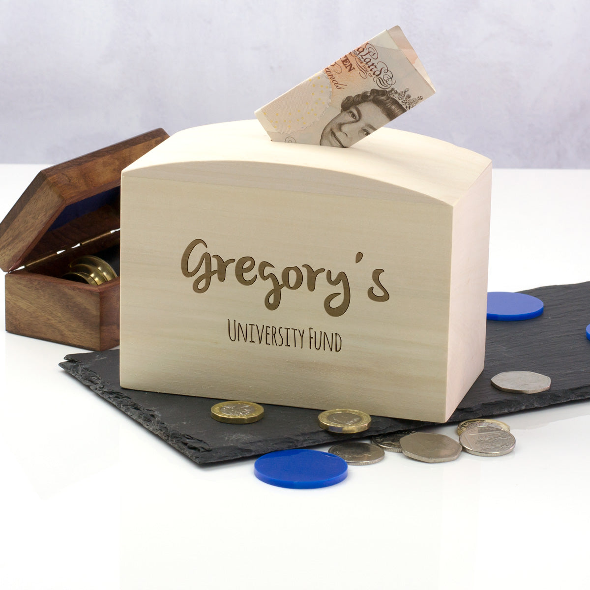 Personalised University Fund Money Box