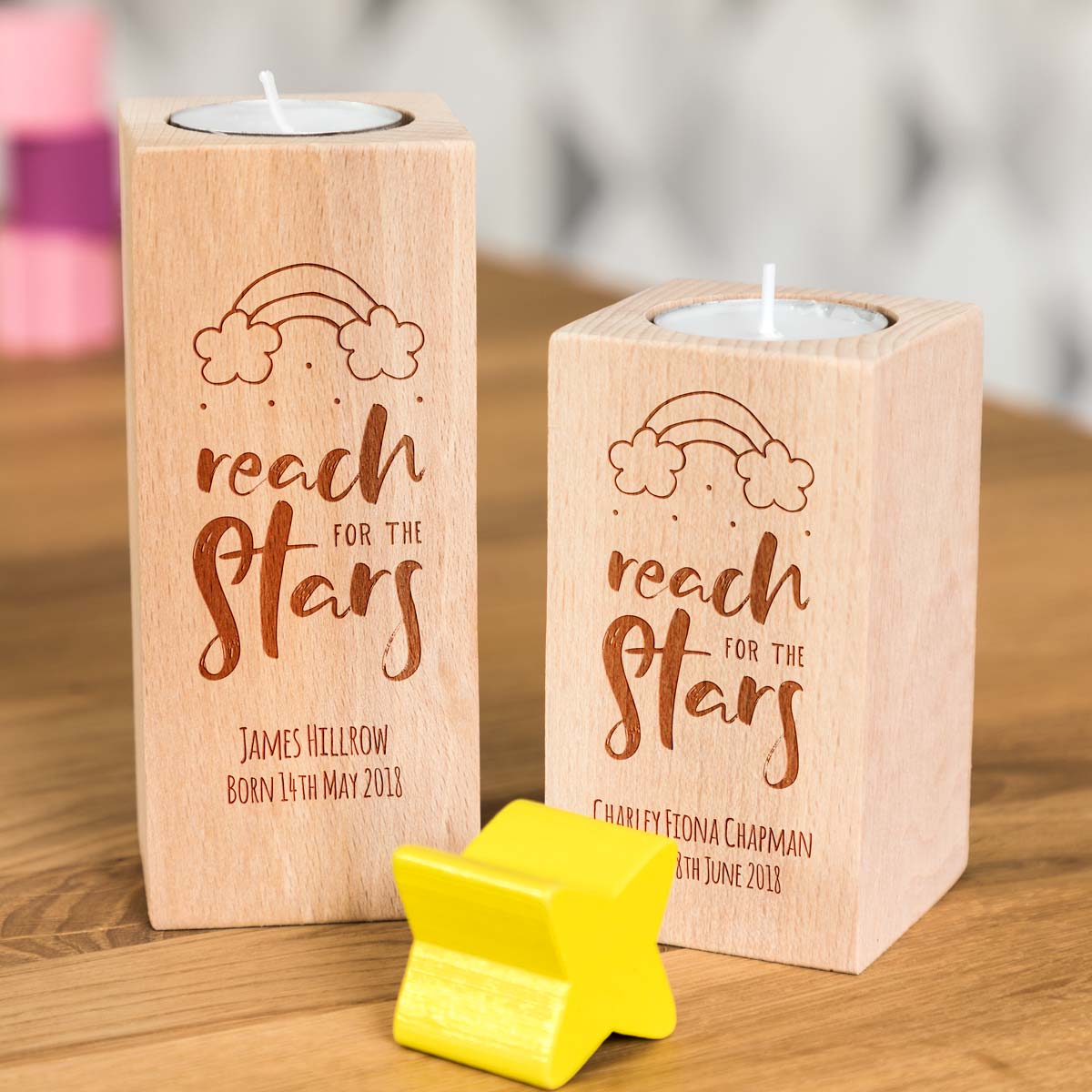 Personalised Inspirational Candle Holder