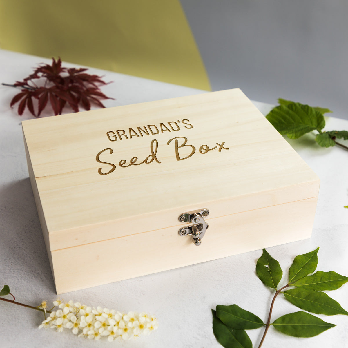 Personalised Seed Box With 6 Compartments