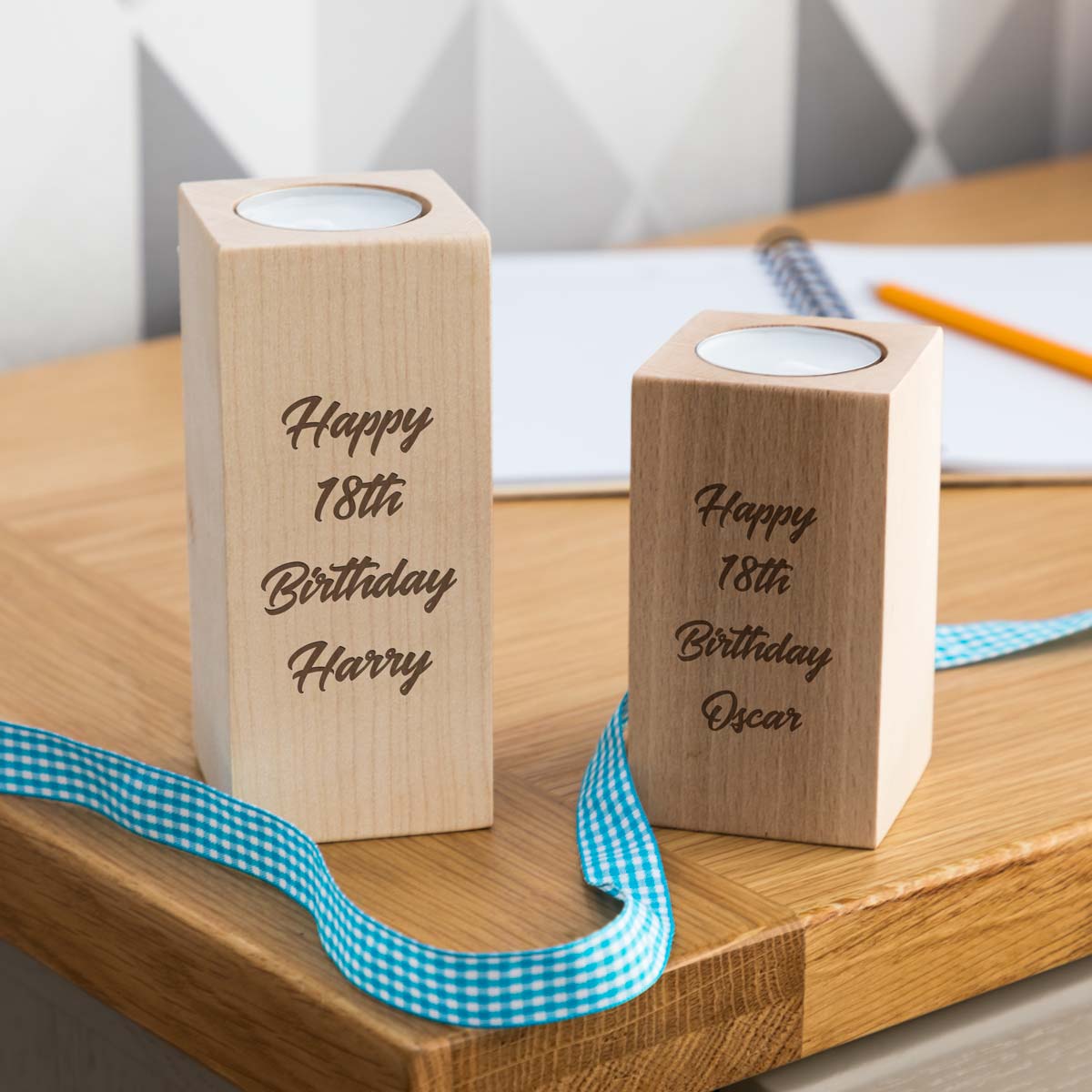 Personalised Candle Holder