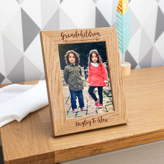 Personalised Grandchildren, Grandchild, Granddaughter or Grandson Photo Frame