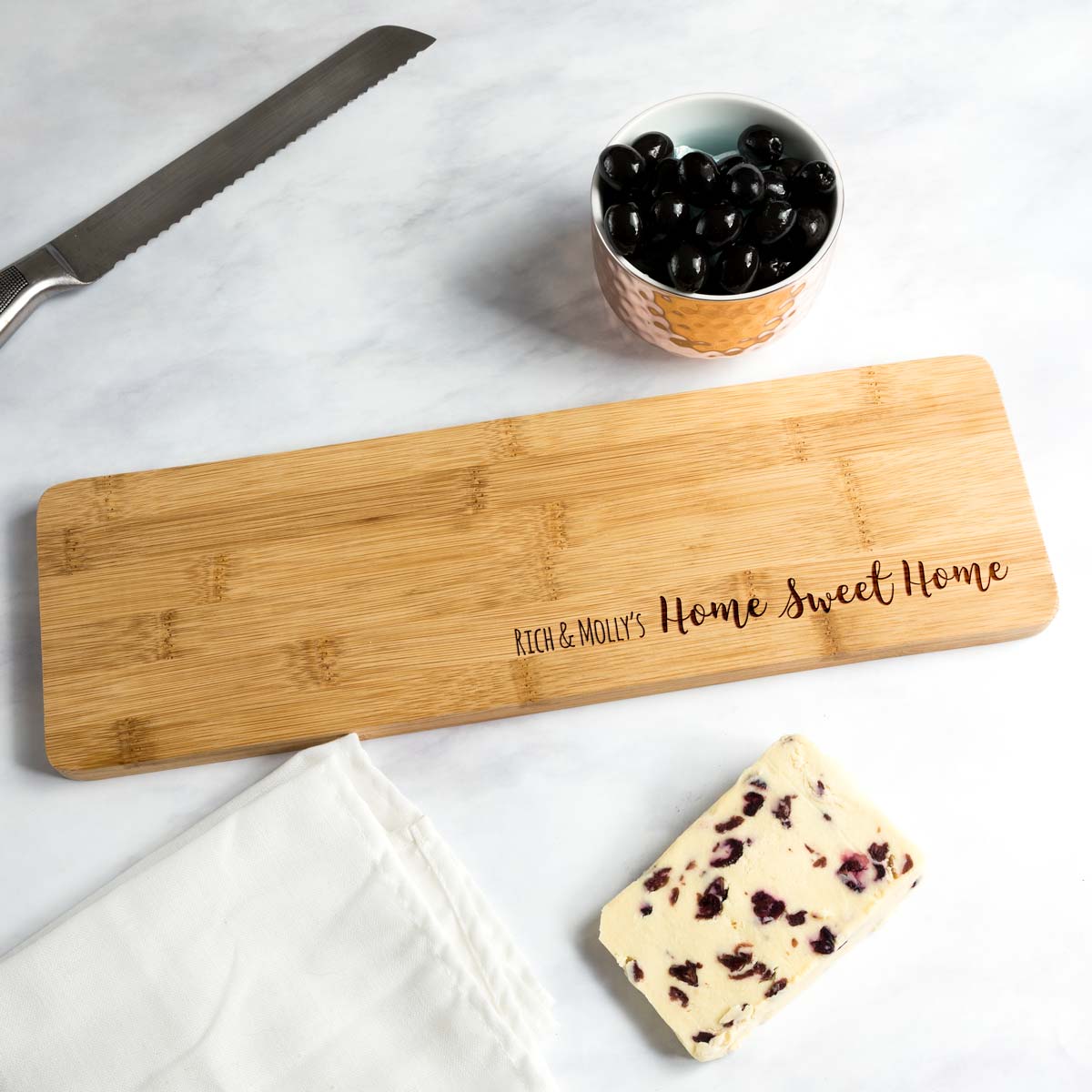 Personalised Home Sweet Home Serving Board New Home Gift