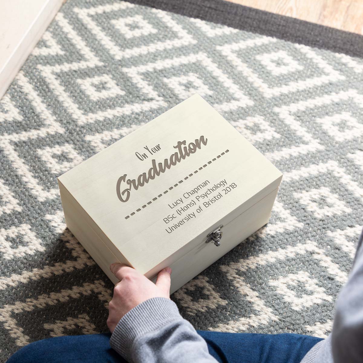 Personalised On Your Graduation Keepsake Box Gift – Little Bear Studios