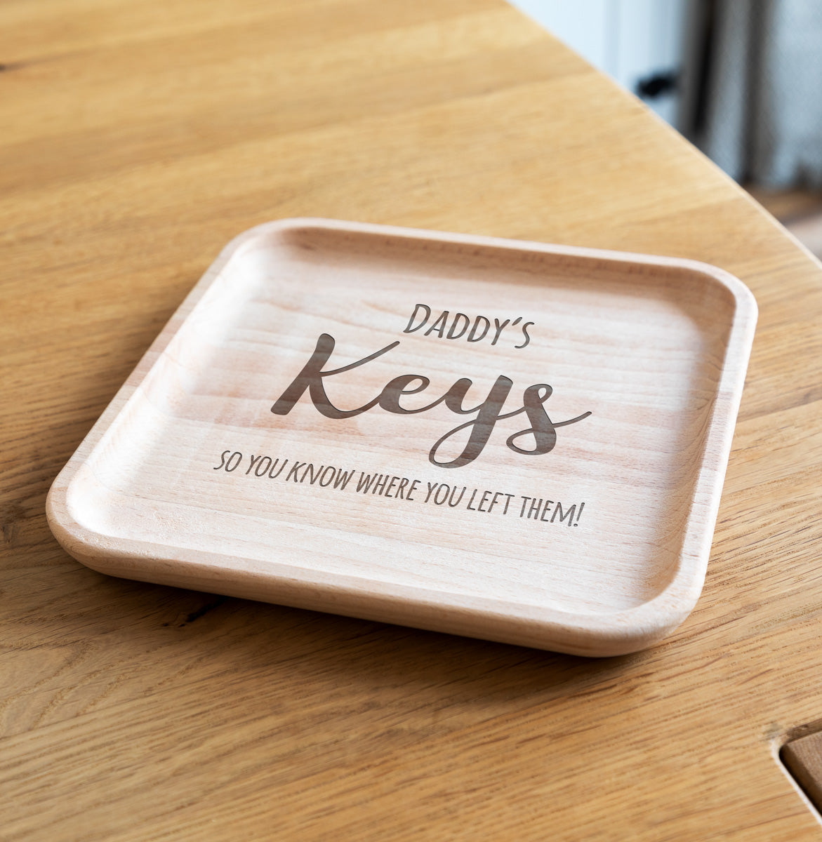 Personalised Key Tray