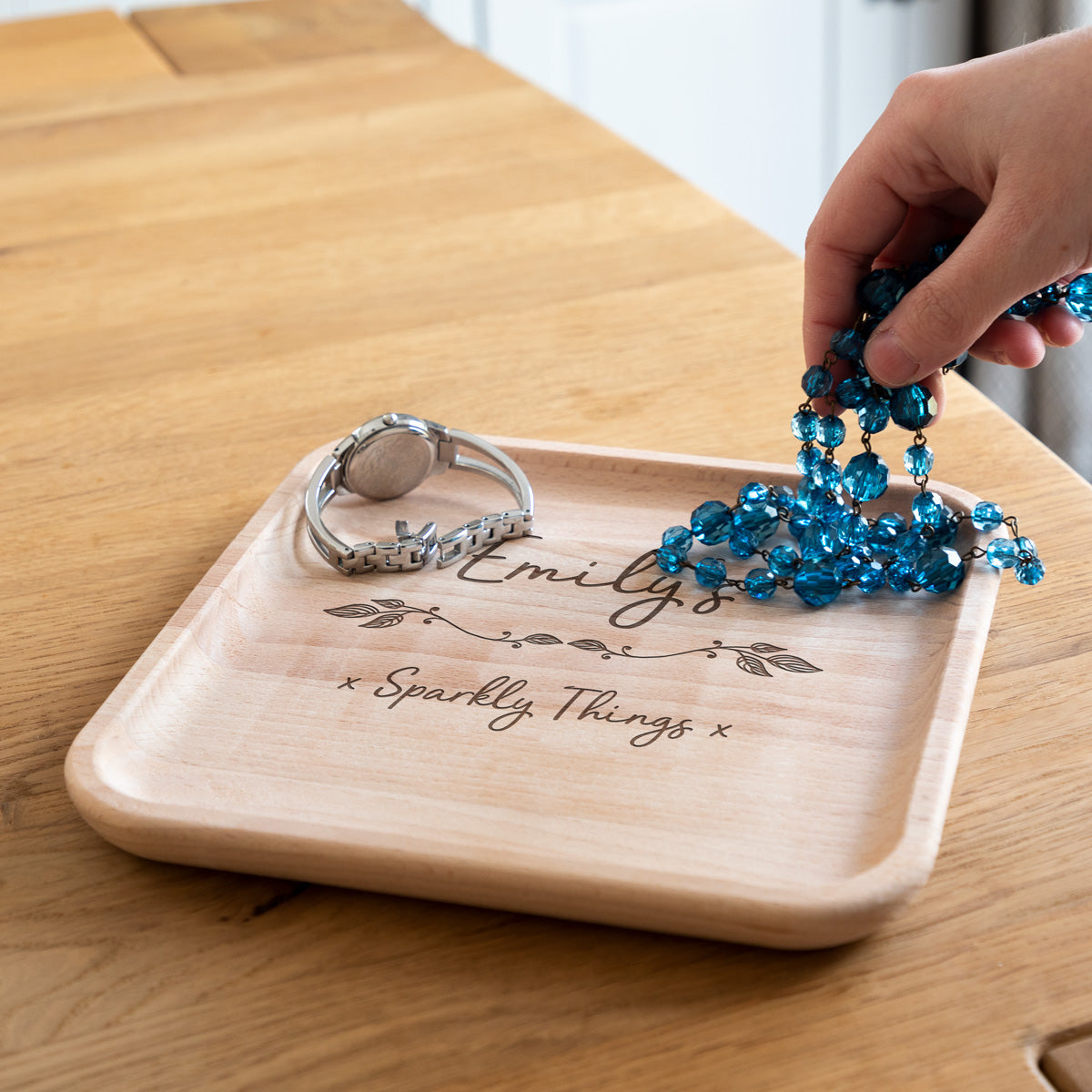 Personalised Sparkly Things Jewellery Tray