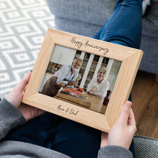 Personalised Happy Anniversary Photo Frame