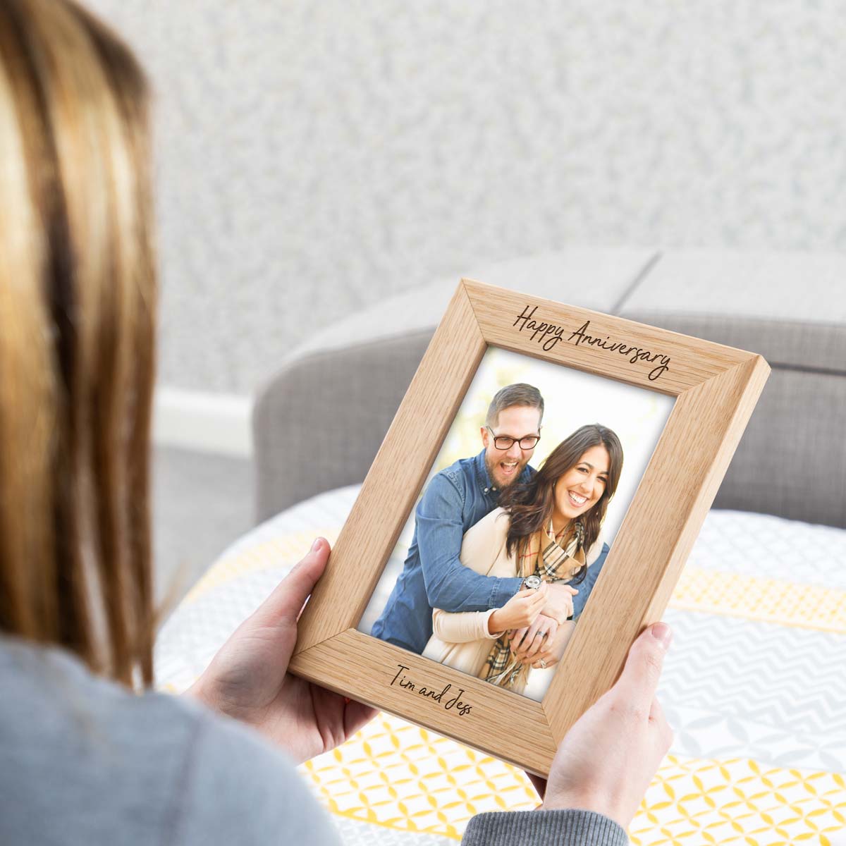 Personalised Anniversary Gift Photo Frame