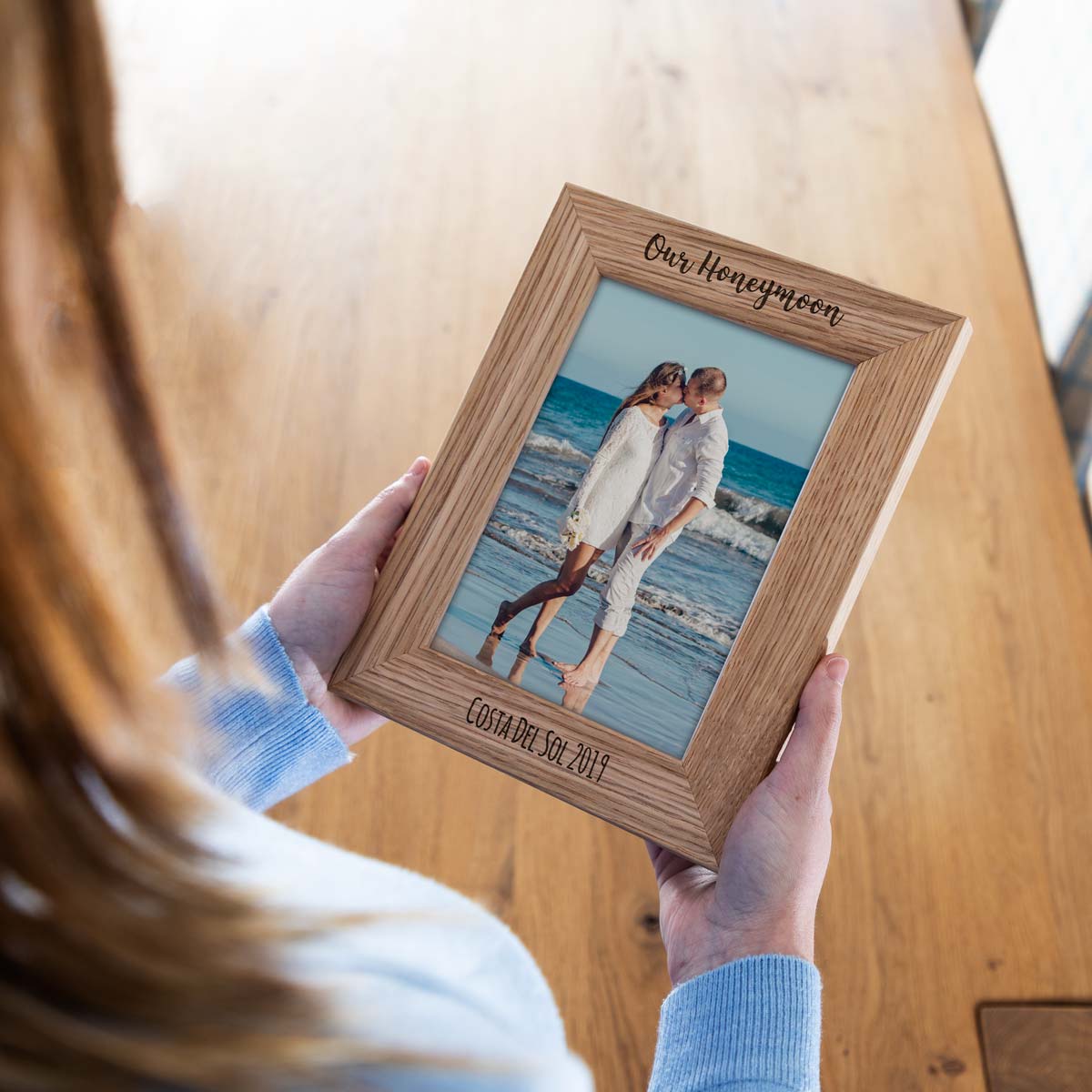 Personalised Honeymoon Picture Frame