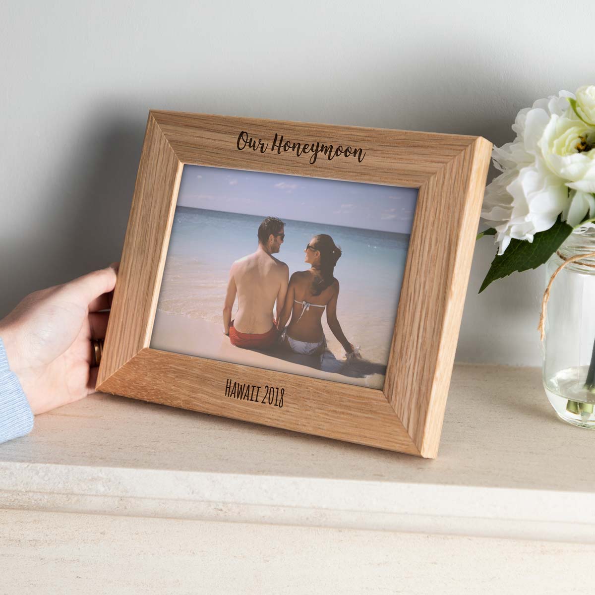 Personalised Honeymoon Photo Frame