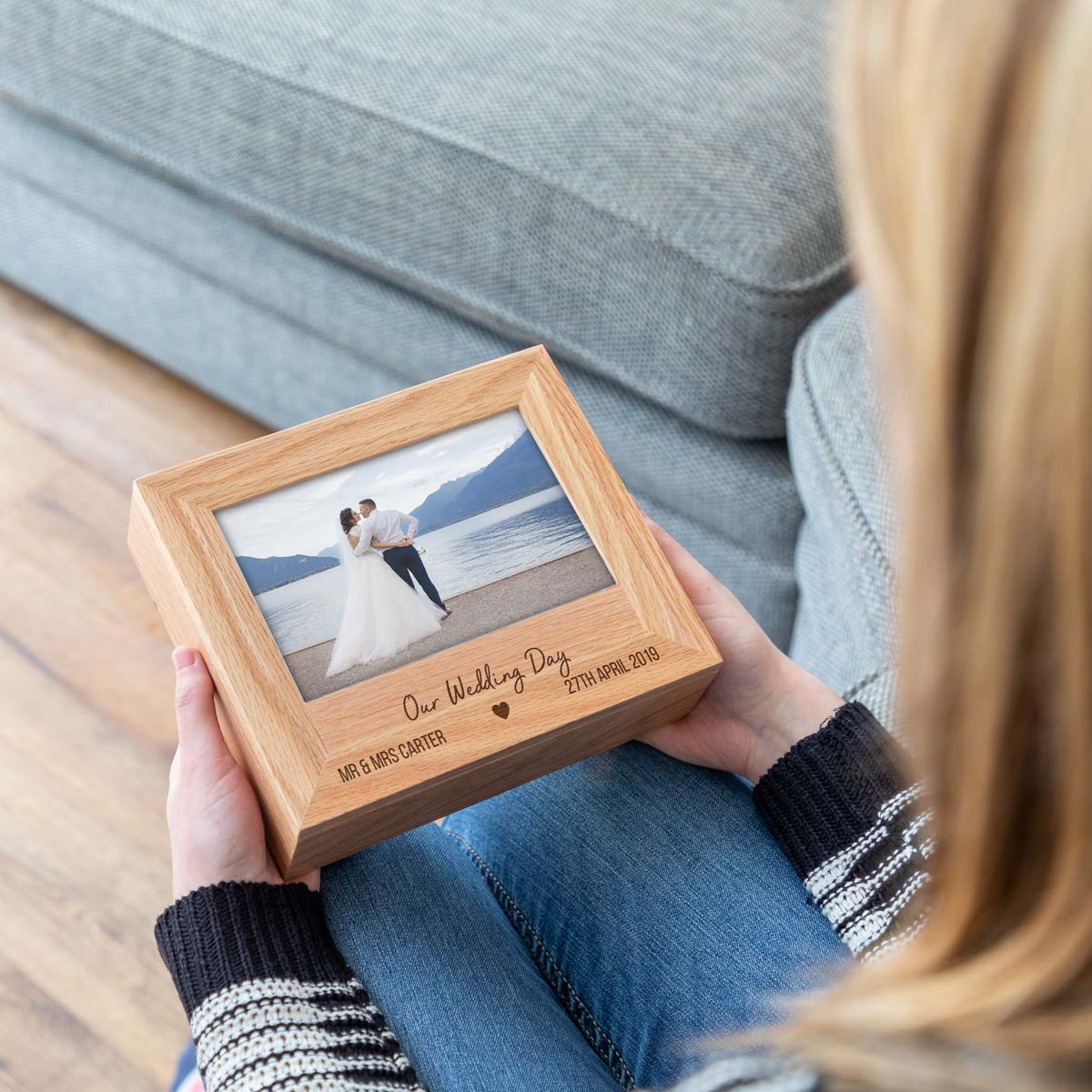 Personalised Wedding Photo Keepsake Box