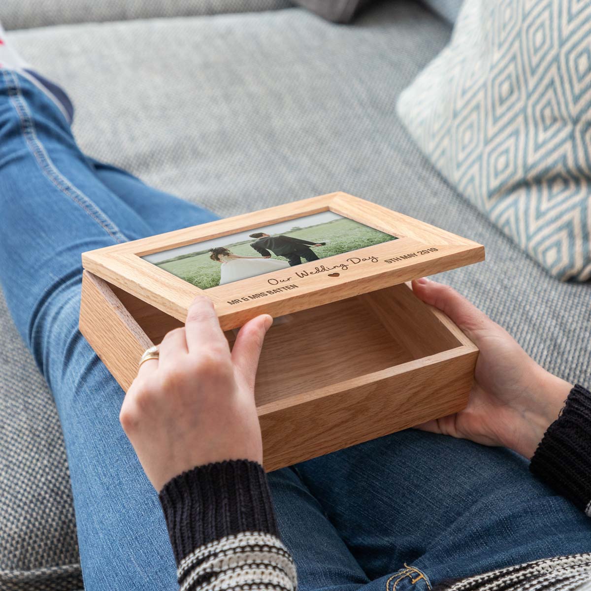 Personalised Wedding Day Keepsake Box