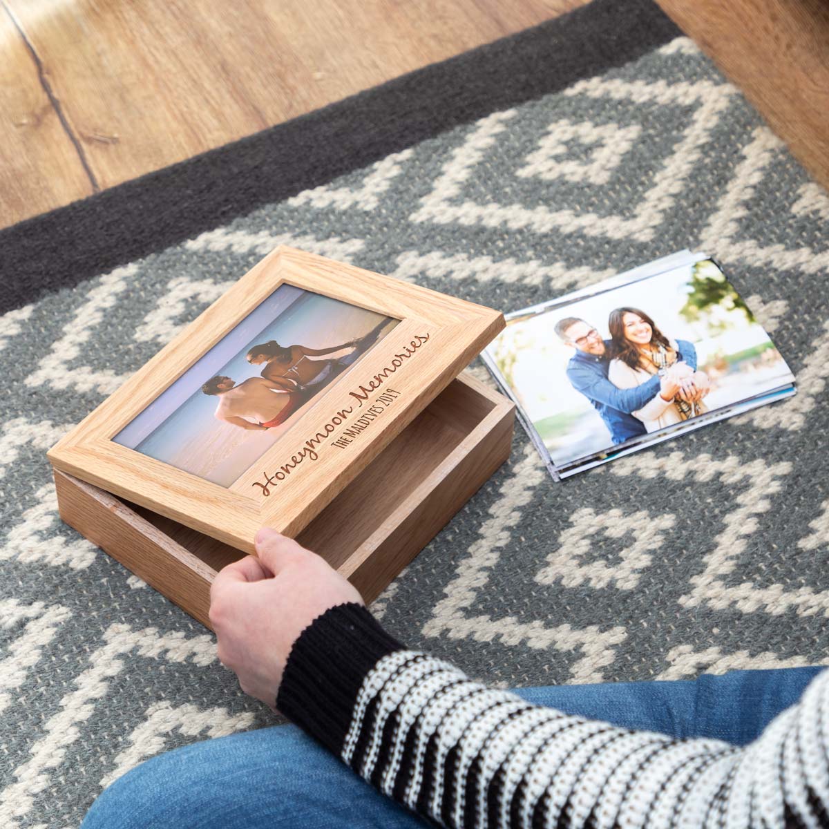 Personalised Honeymoon Keepsake Box