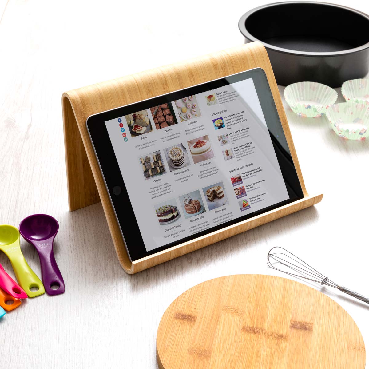 Personalised Bamboo Tablet Stand