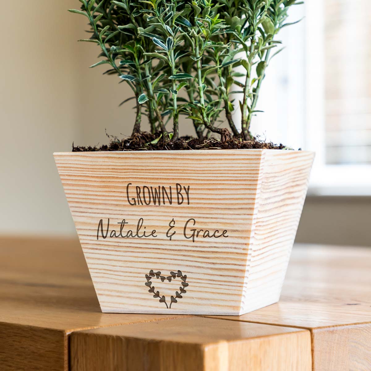 Personalised Grown By Planter