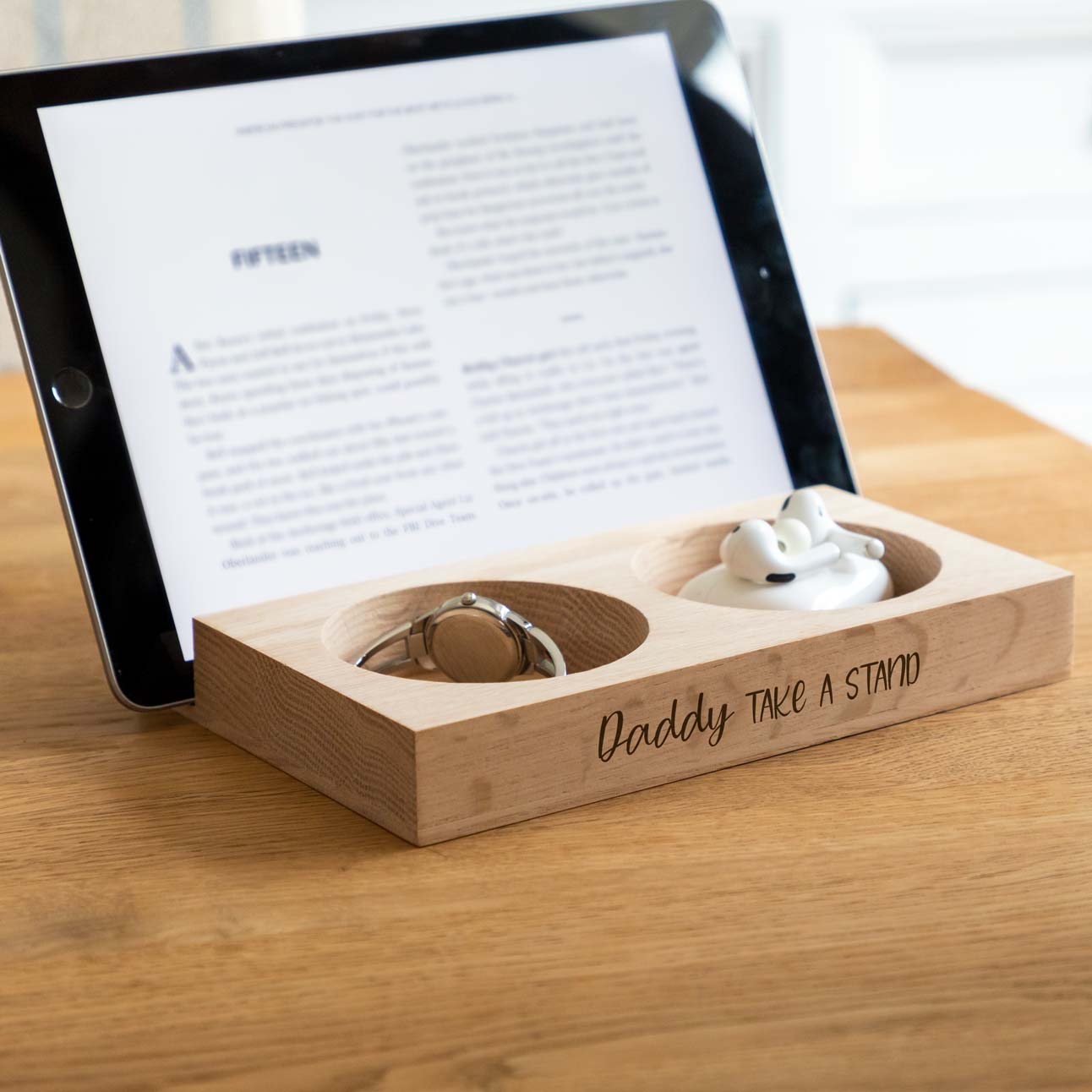 Personalised Tablet Phone Stand Take A Stand