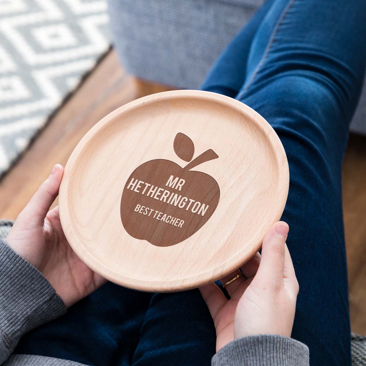 Personalised Best Teacher Tray