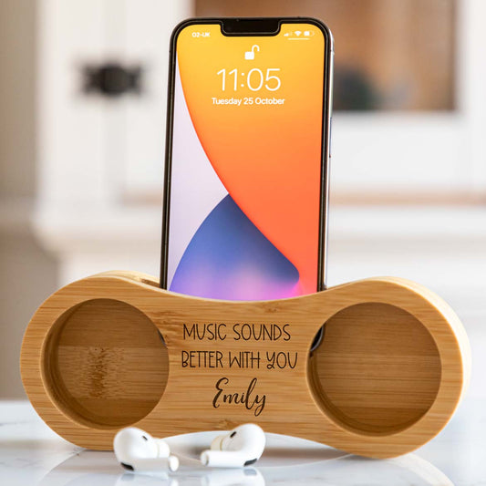 Personalised Phone Amplifier Music Sounds Better With You