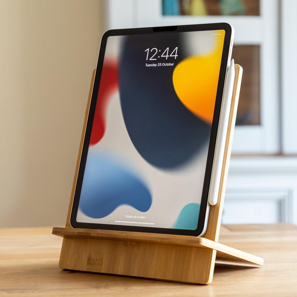 Personalised Tablet Stand Bamboo