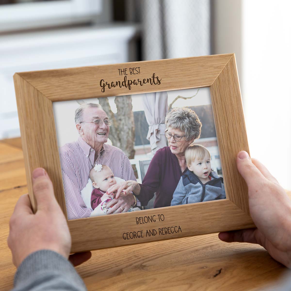 Personalised The Best Grandparents Belong To Photo Frame