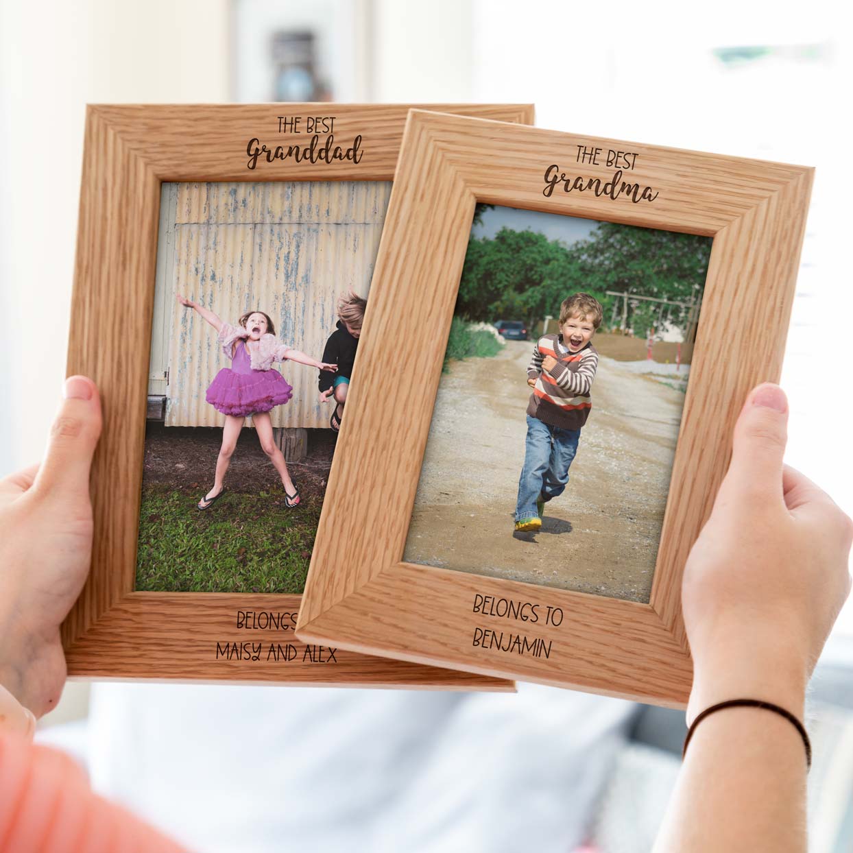 Personalised The Best Grandparents Belong To Photo Frame