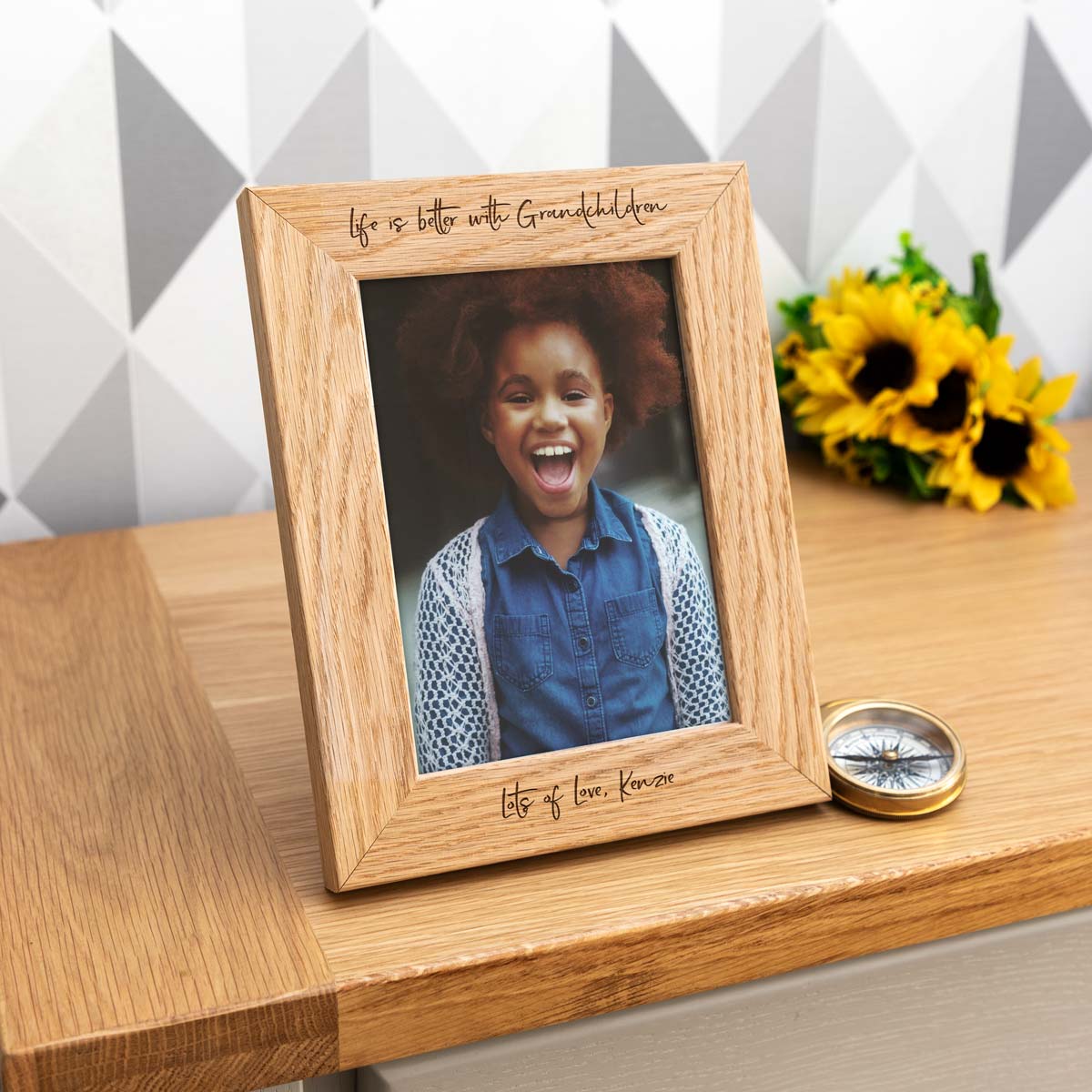 Personalised Life Is Better With Grandchildren Photo Frame