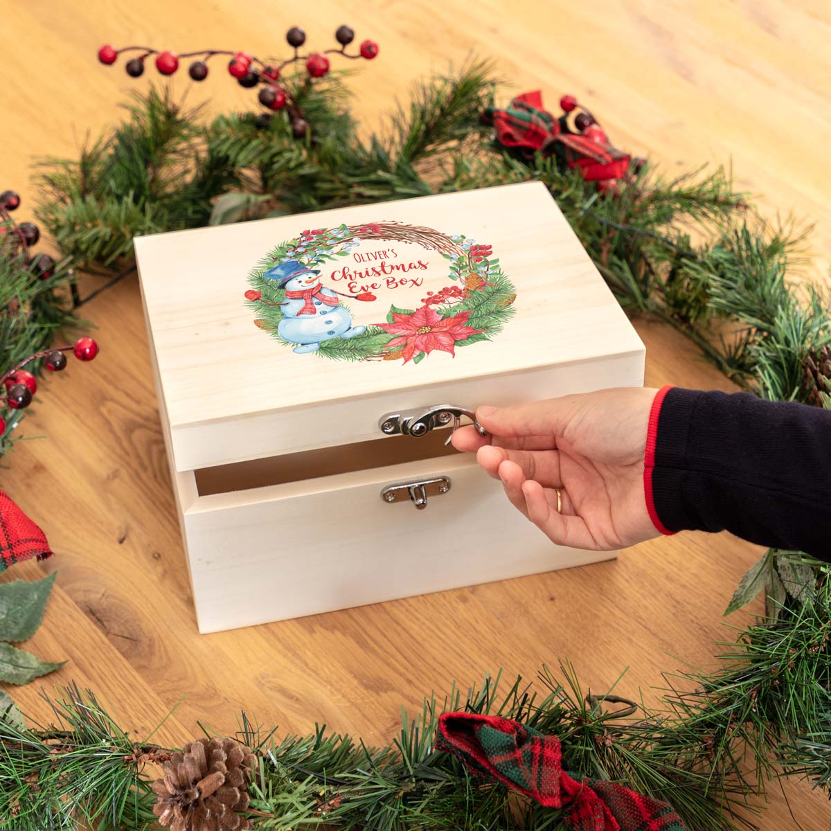 Wooden Christmas Eve Box