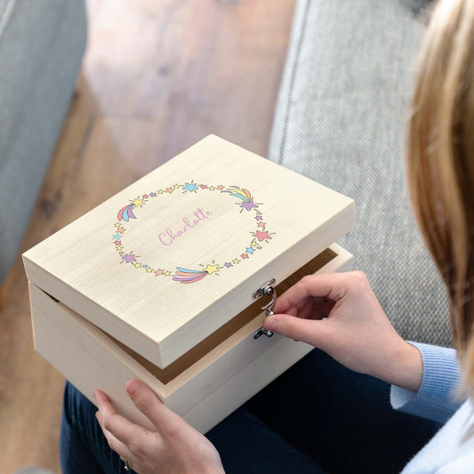 Personalised Keepsake Box For Girls