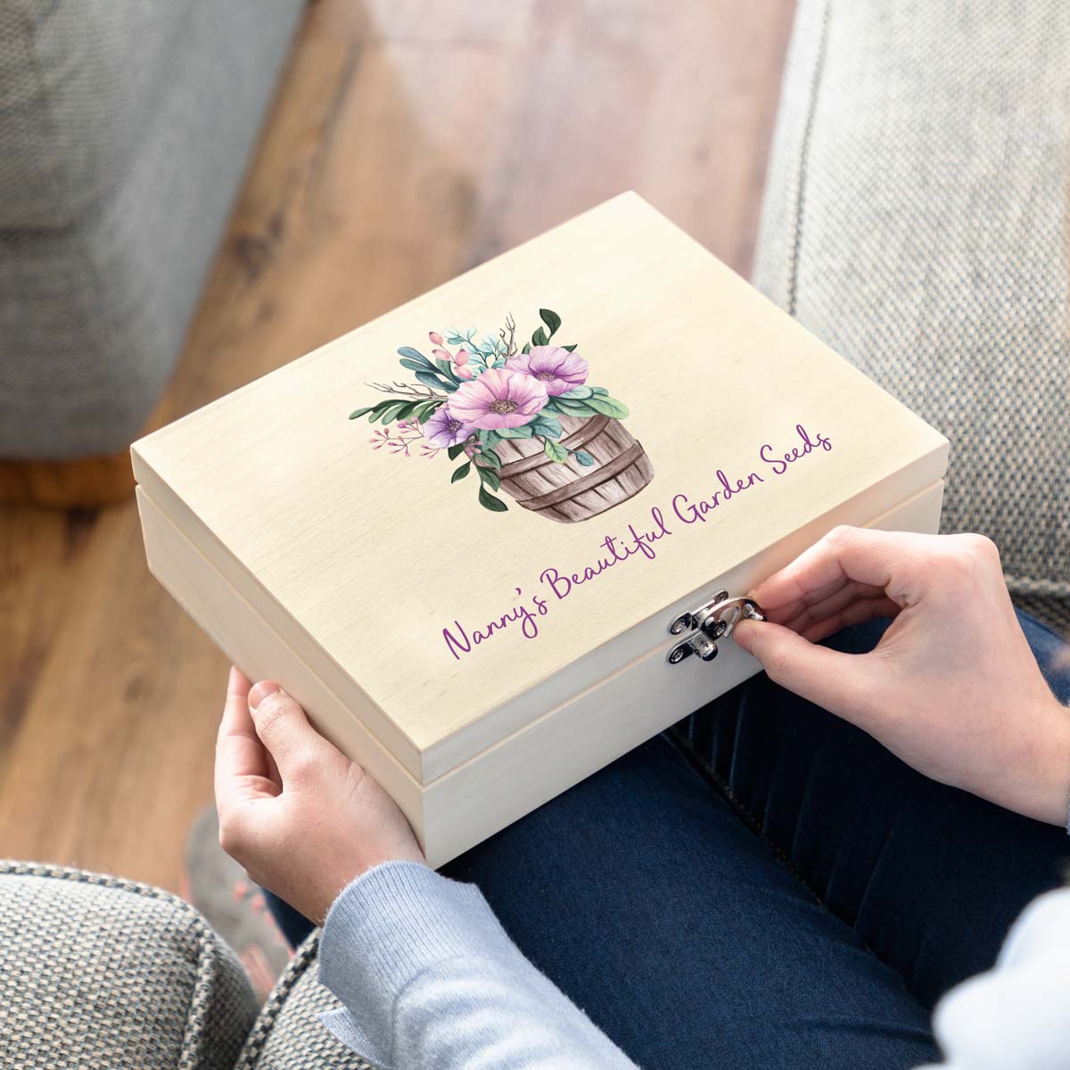 Personalised Garden Seed Box