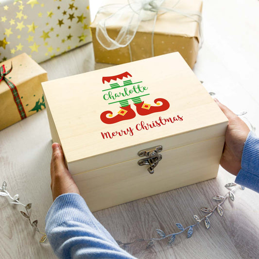 Personalised Elf Christmas Eve Box