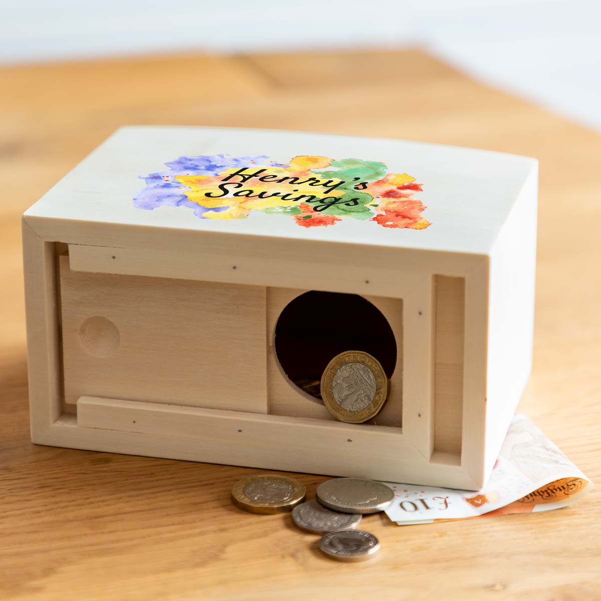 Personalised Savings Money Box