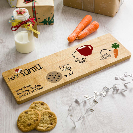 Personalised Dear Santa Christmas Eve Plate