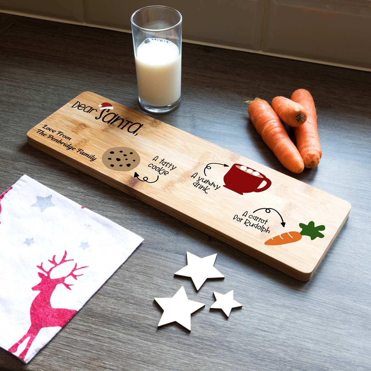 Personalised Dear Santa Christmas Eve Plate