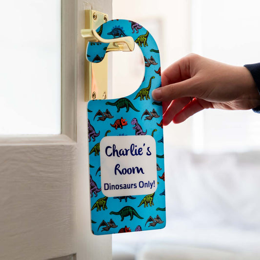 Personalised Door Hanger Dinosaur