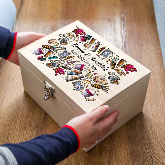 Personalised Arts and Crafts Box