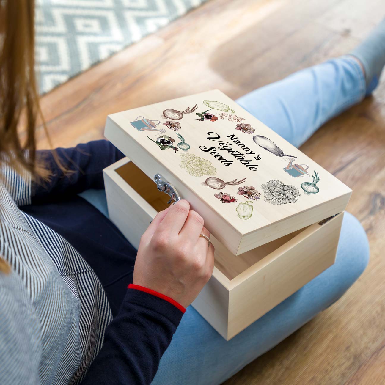 Personalised Vegetable Seed Box