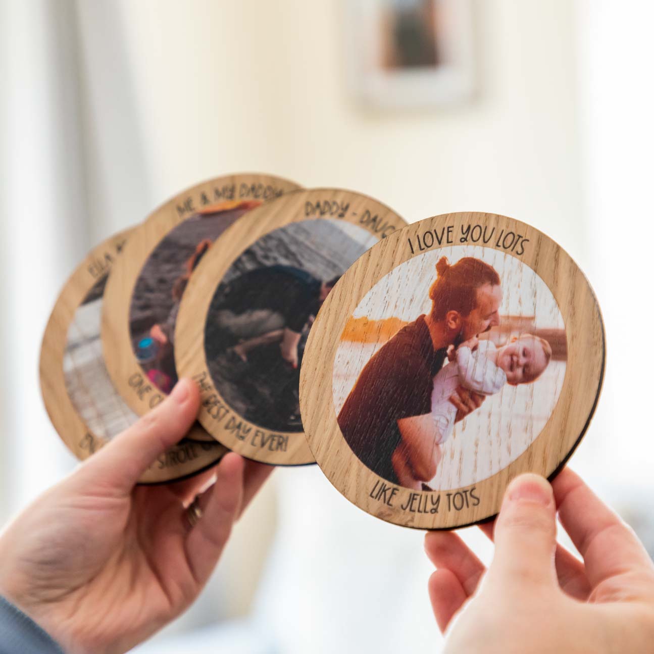 Personalised Circle Photo Magnet