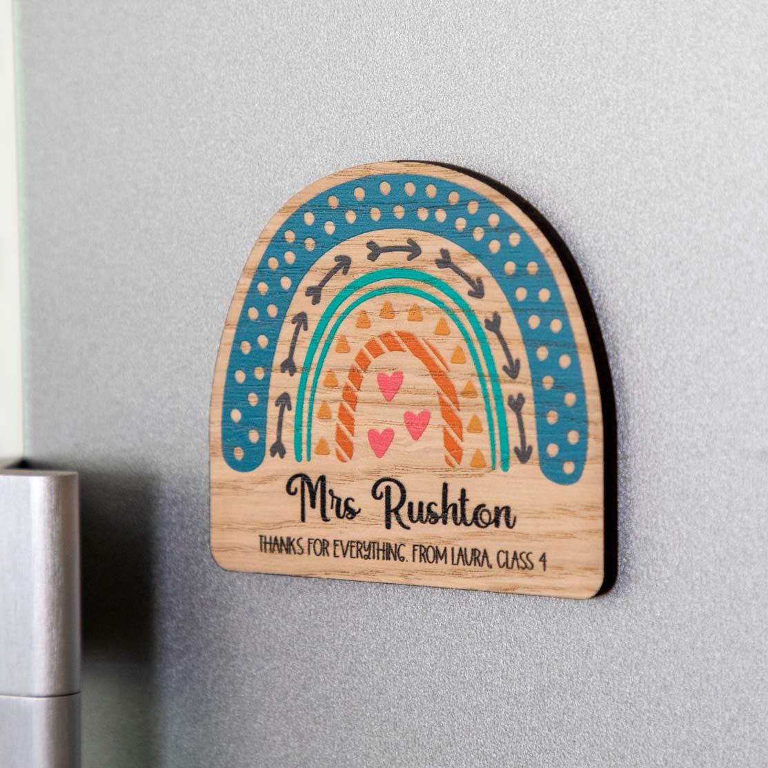 Personalised Rainbow Magnet