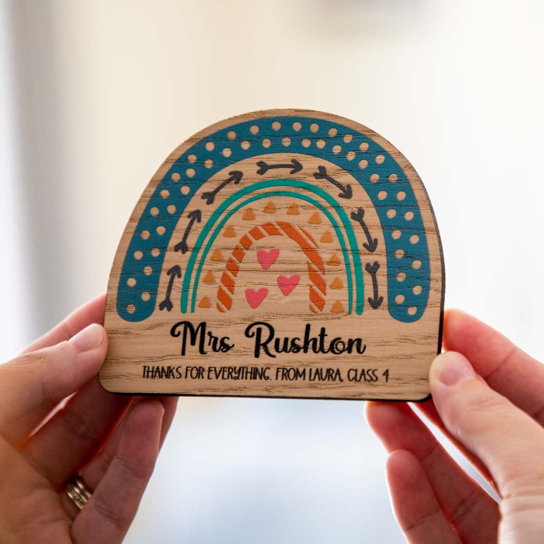 Personalised Rainbow Magnet