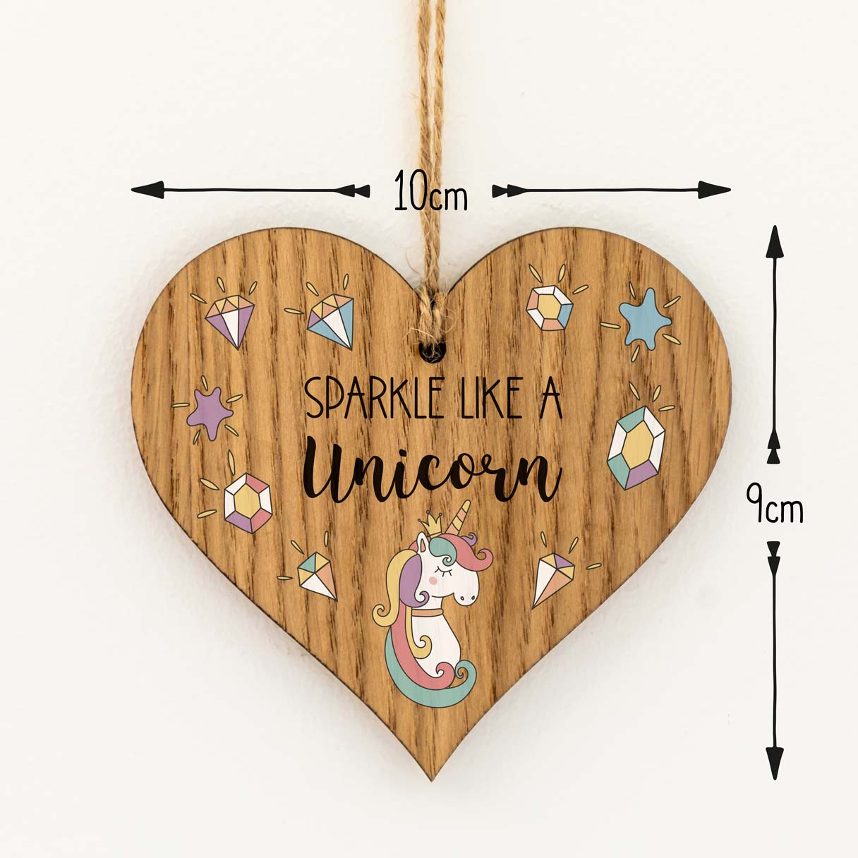 Sparkle Like A Unicorn Heart Sign