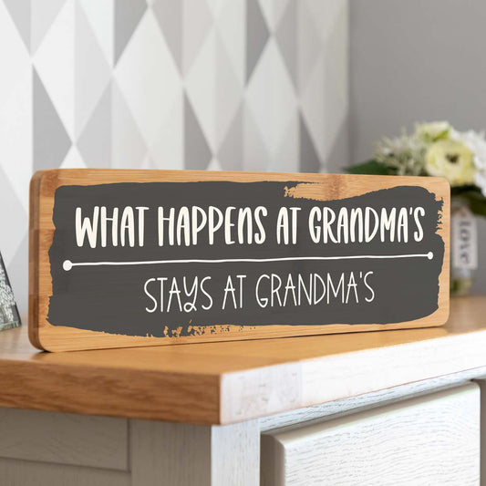 Personalised What Happens At Stays At Sign
