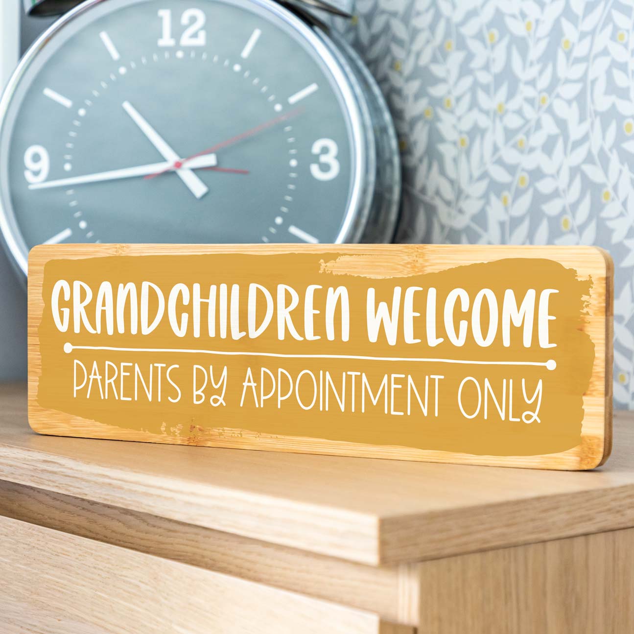 Grandchildren Welcome Sign Gift For Grandparents