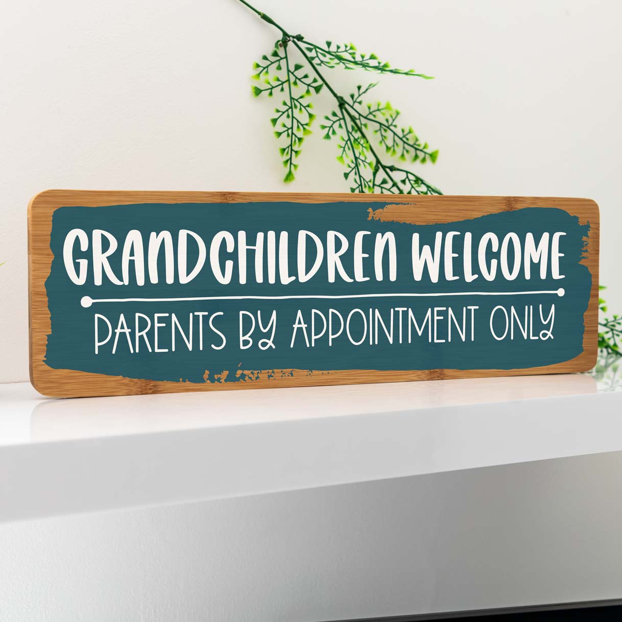 Grandchildren Welcome Sign Gift For Grandparents