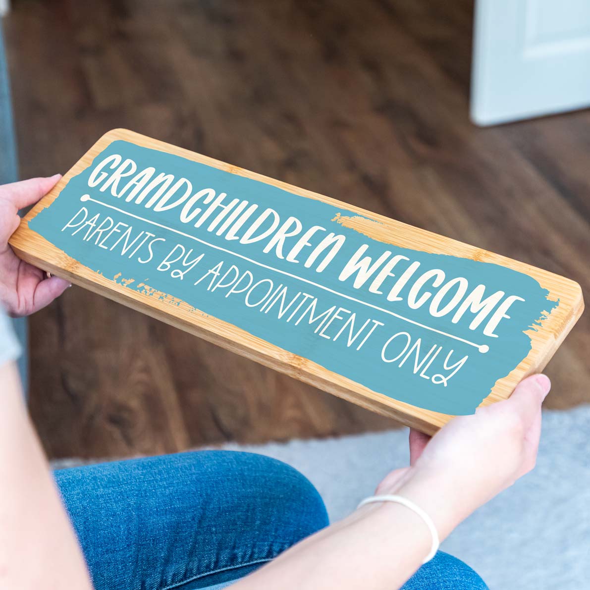 Grandchildren Welcome Sign Gift For Grandparents