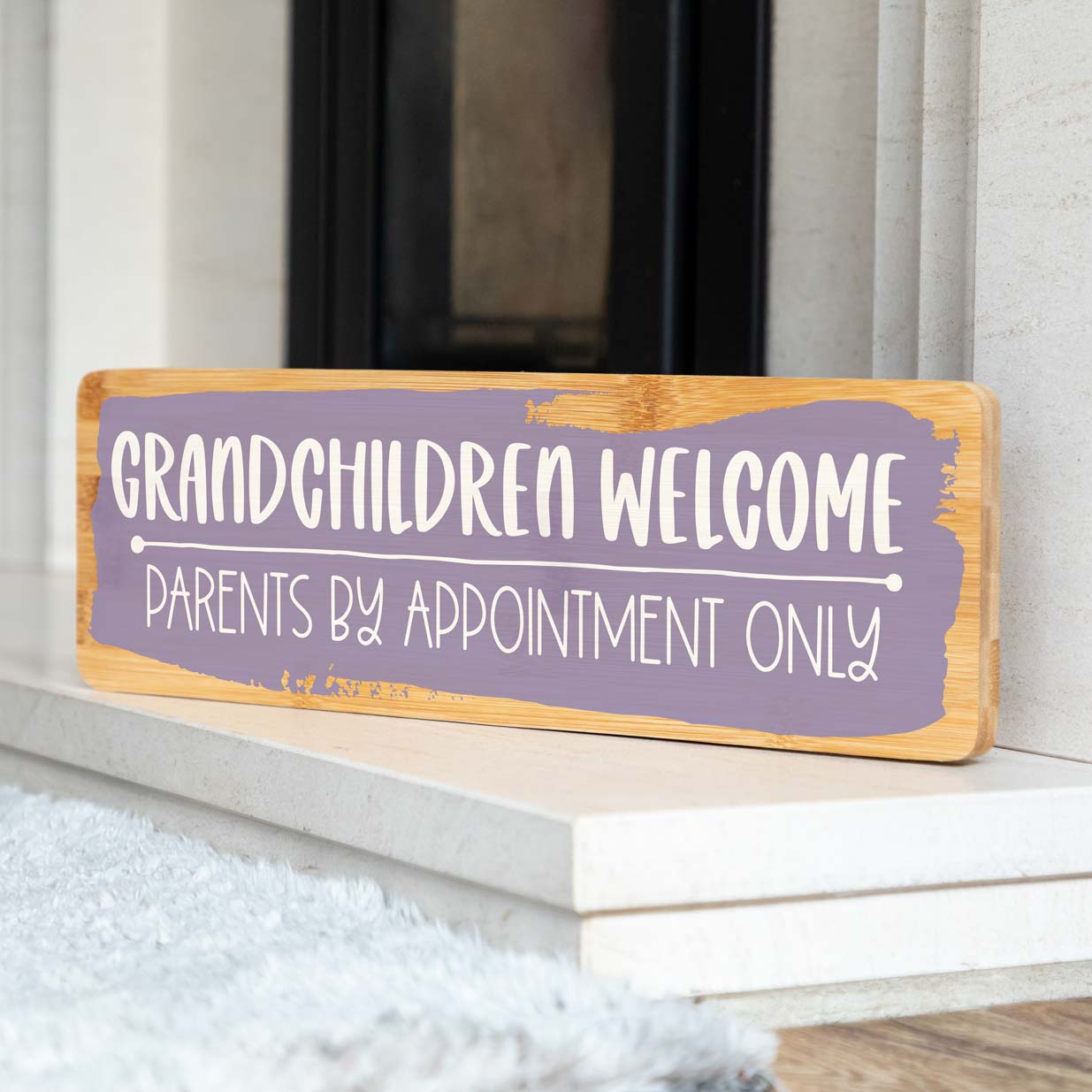 Grandchildren Welcome Sign Gift For Grandparents