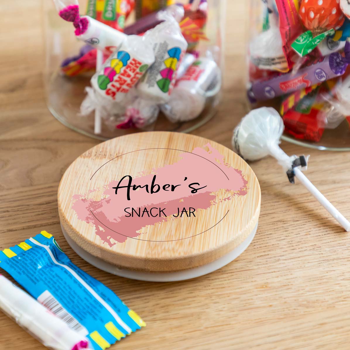 Personalised Sweet Jar Pink