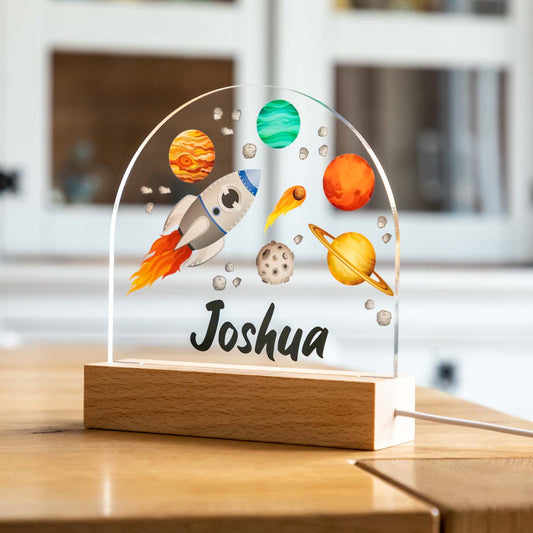 Personalised Outer Space Night Light