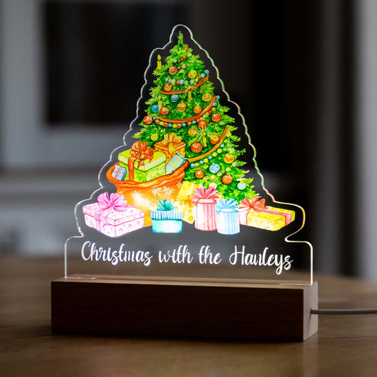 Personalised Christmas Tree Light Decoration