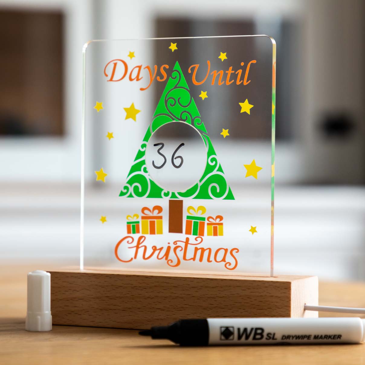 Christmas Tree Countdown Light Decoration