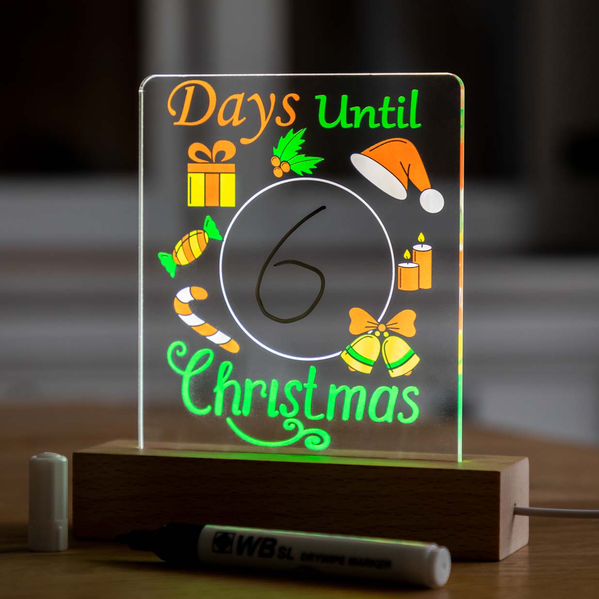 Christmas Countdown Light Decoration